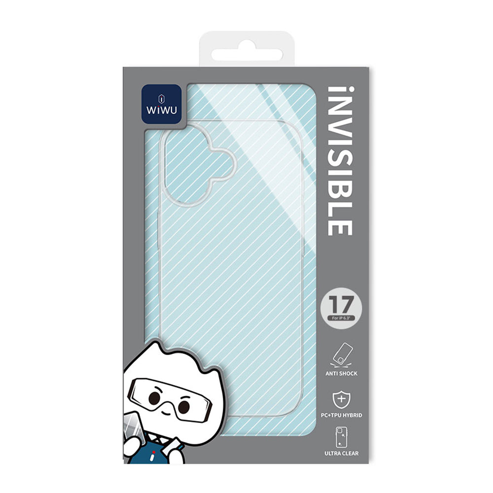 Wiwu YXK-206 iPhone 17 Invisible Sert PC Telefon Kılıfı Wiwu YXK-206 iPhone 17 Invisible Sert PC Telefon Kılıfı
